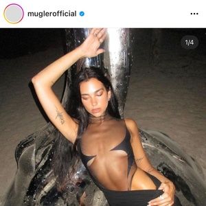 Mugler star seamless bodysuit